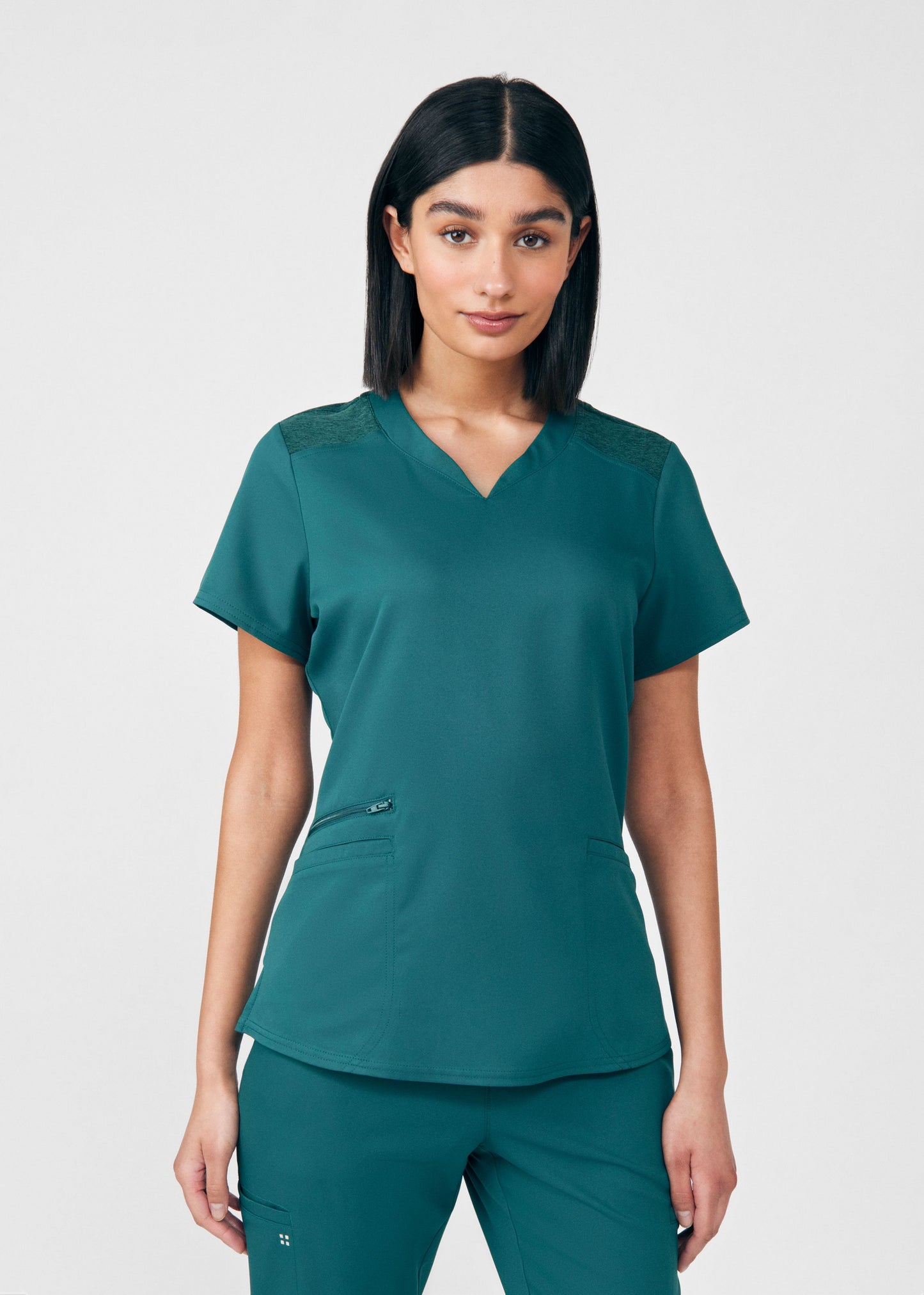 VIBE 2-Pocket V-Neck Scrub Top