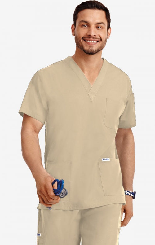MOBB 310 V-Neck Unisex Scrub Top and 307 Scrub Pant Set