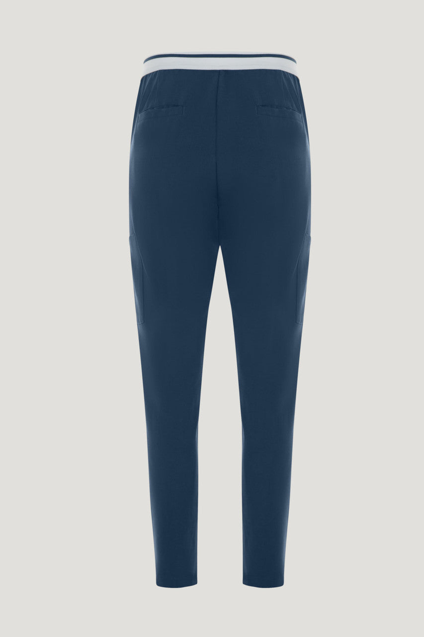 *Last Few* 370 White Cross VTess Slim Fit Pants