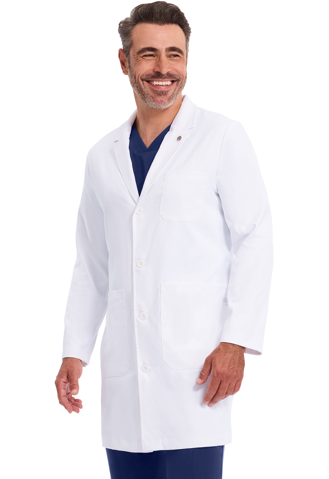 5151 - Men's Healing Hands Luke Labcoat in White