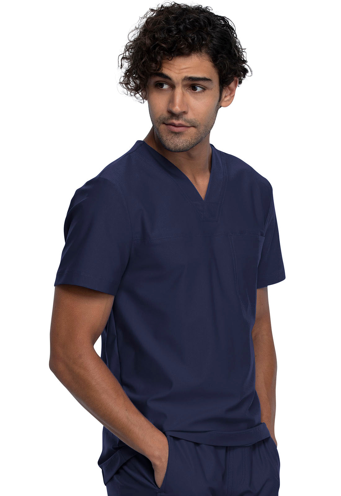 CK885- Cherokee- Men's Tuckable V-Neck Top