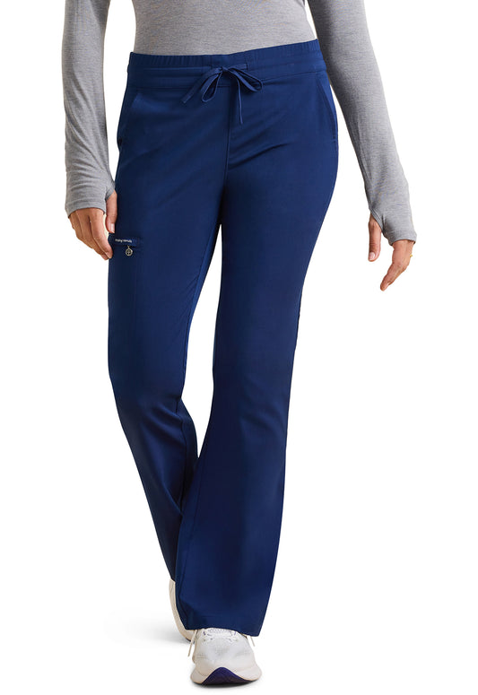 Women's Healing Hands Purple Lable - Tessa Mid Rise Drawstring Boot Cut Pant