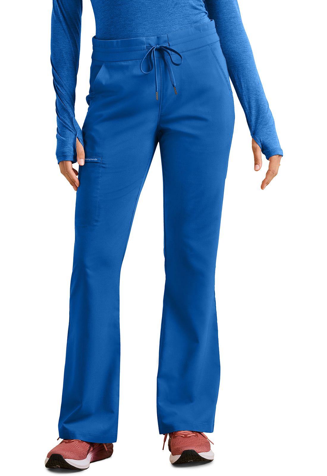 Women's Healing Hands Tessa Mid Rise Drawstring Boot Cut Pant