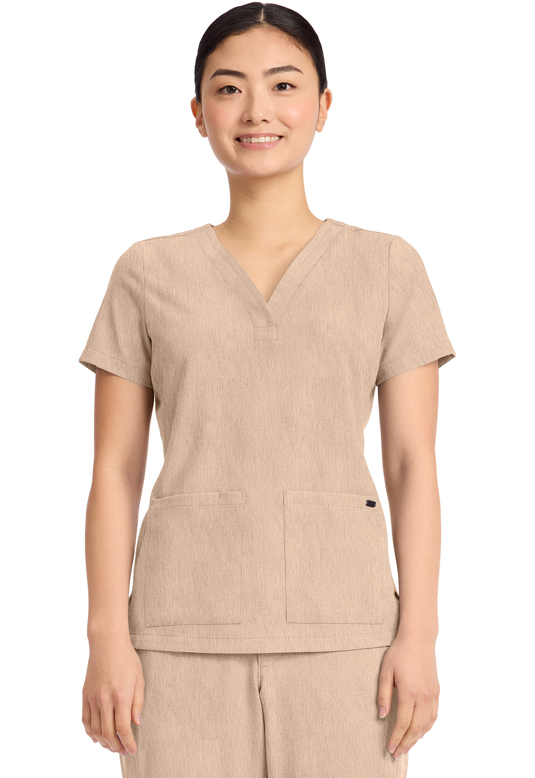 HH751 - Cherokee Women's 3-Pocket Y-Neck