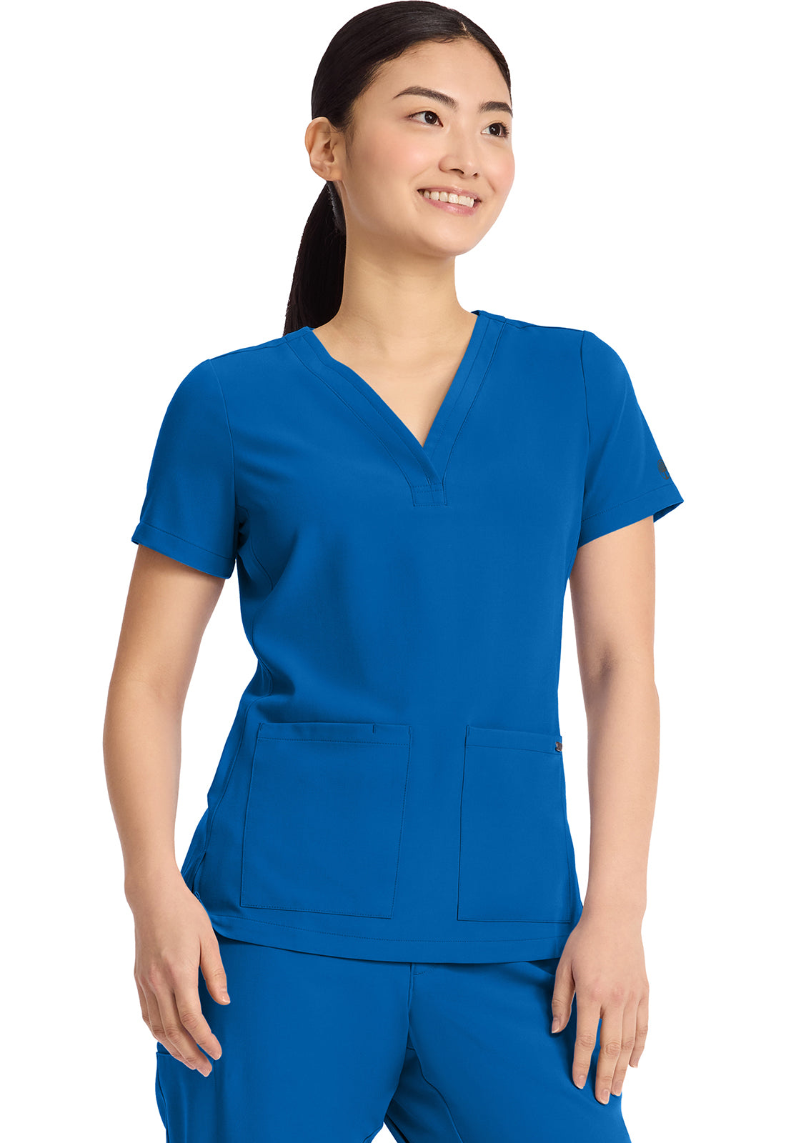 HH751 - Cherokee Women's 3-Pocket Y-Neck