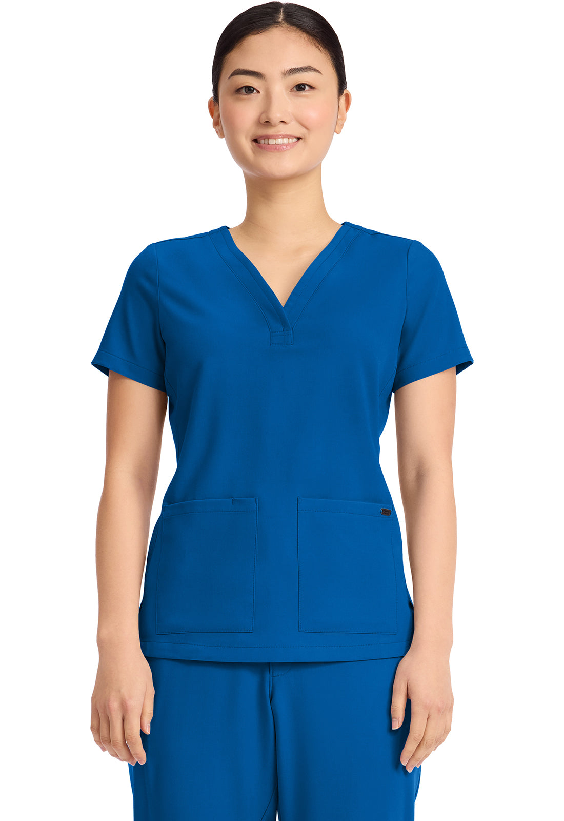 HH751 - Cherokee Women's 3-Pocket Y-Neck