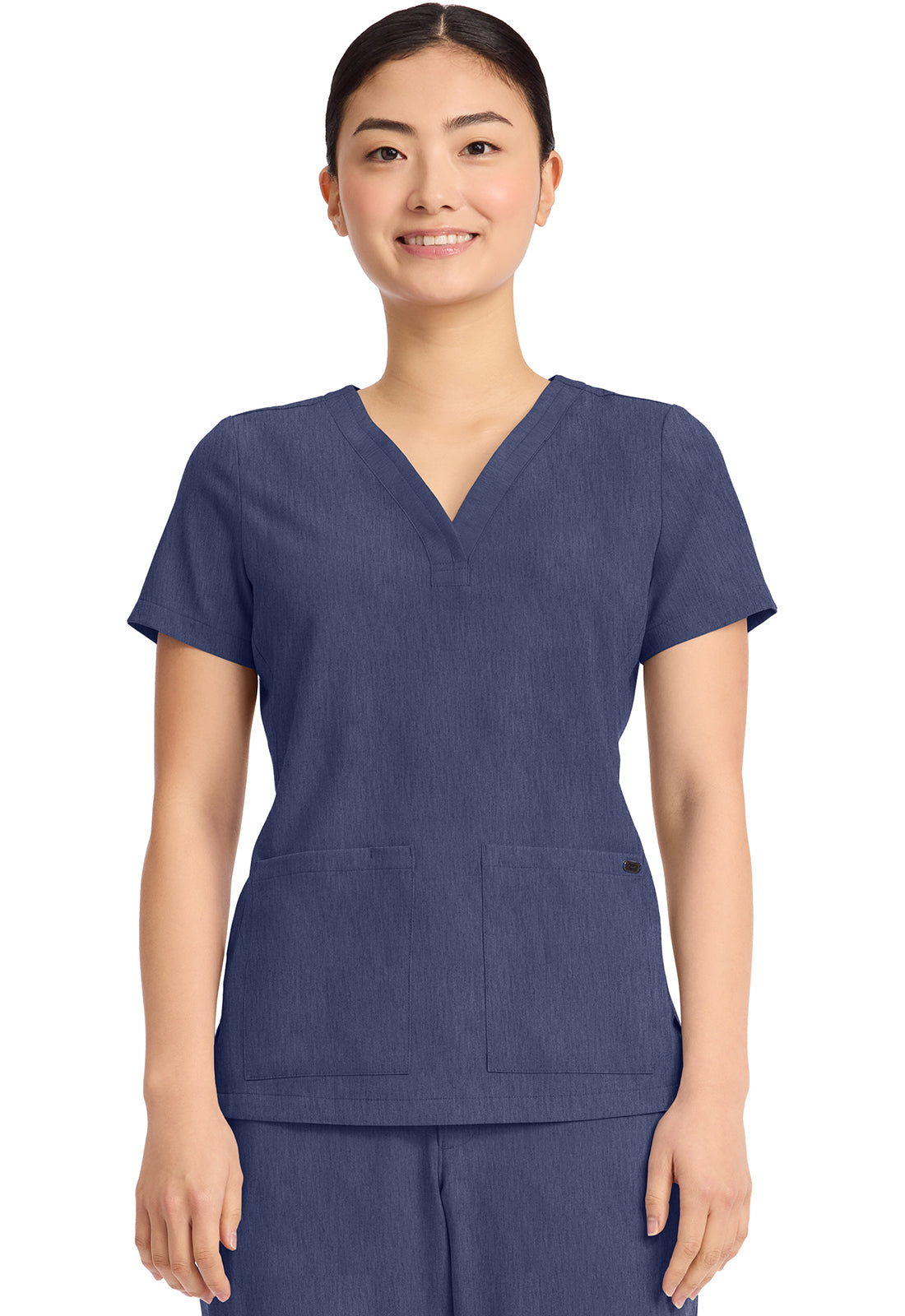 HH751 - Cherokee Women's 3-Pocket Y-Neck
