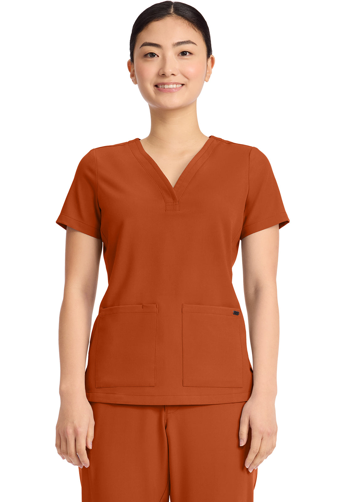 HH751 - Cherokee Women's 3-Pocket Y-Neck