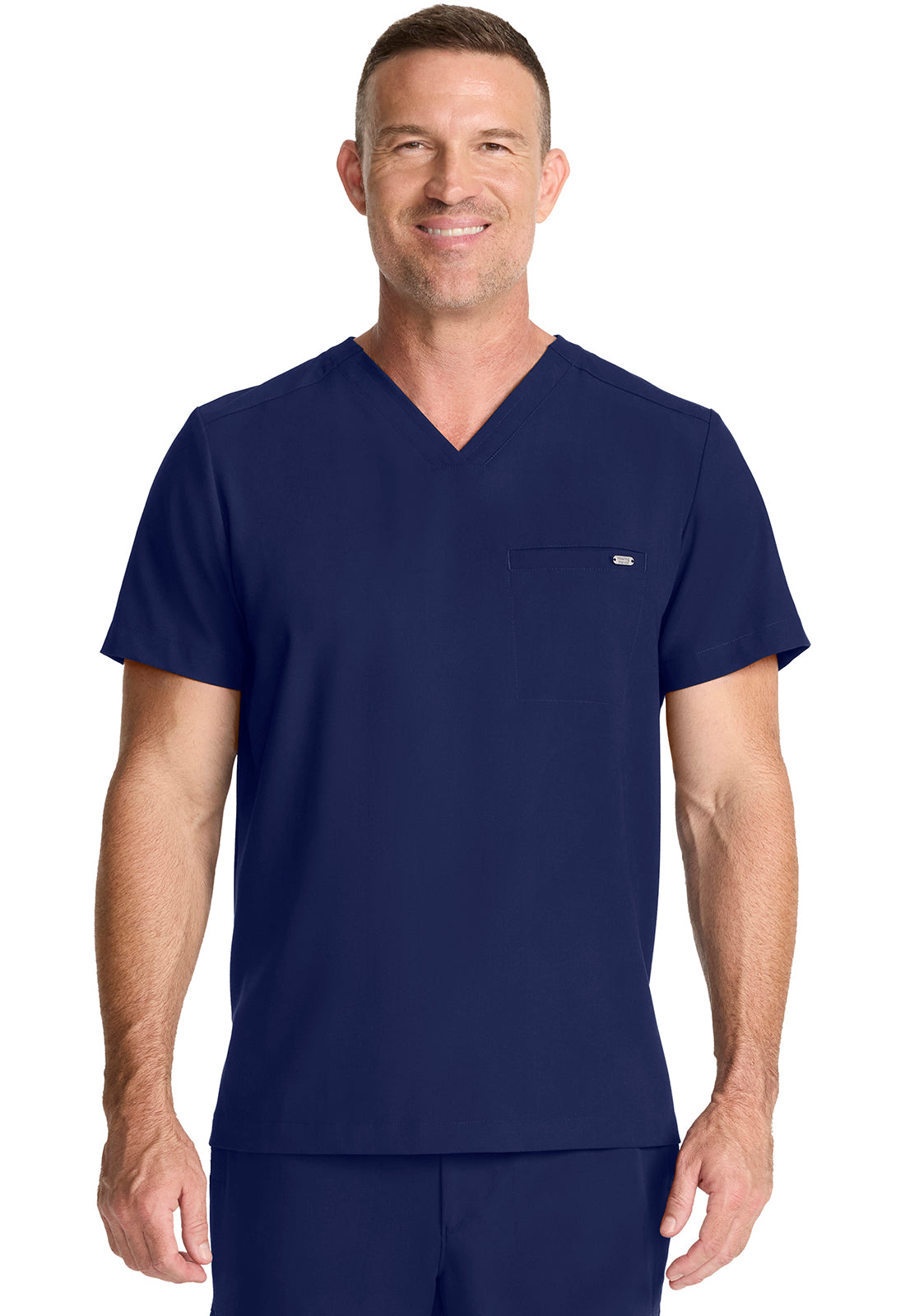 HH758 - Cherokee Men's 1-Pocket V-Neck Top