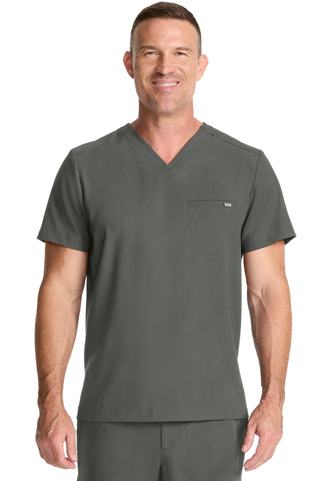 HH758 - Cherokee Men's 1-Pocket V-Neck Top