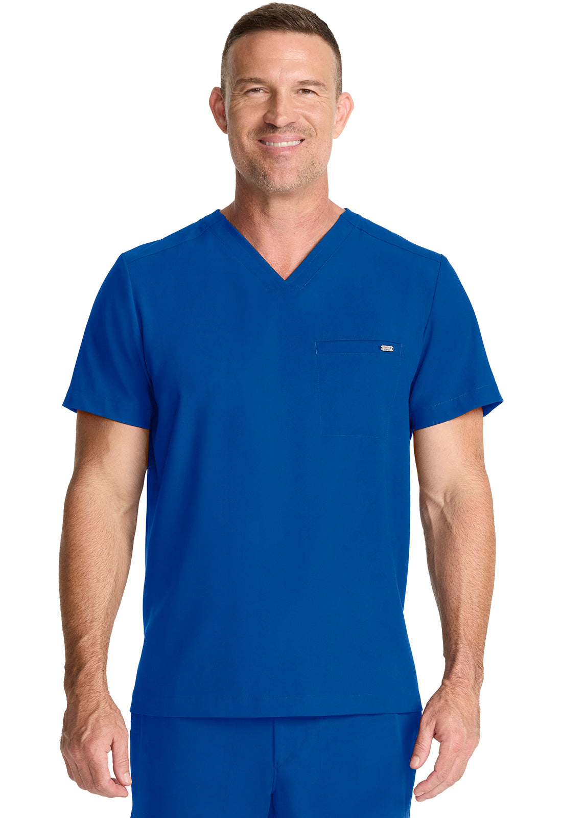 HH758 - Cherokee Men's 1-Pocket V-Neck Top