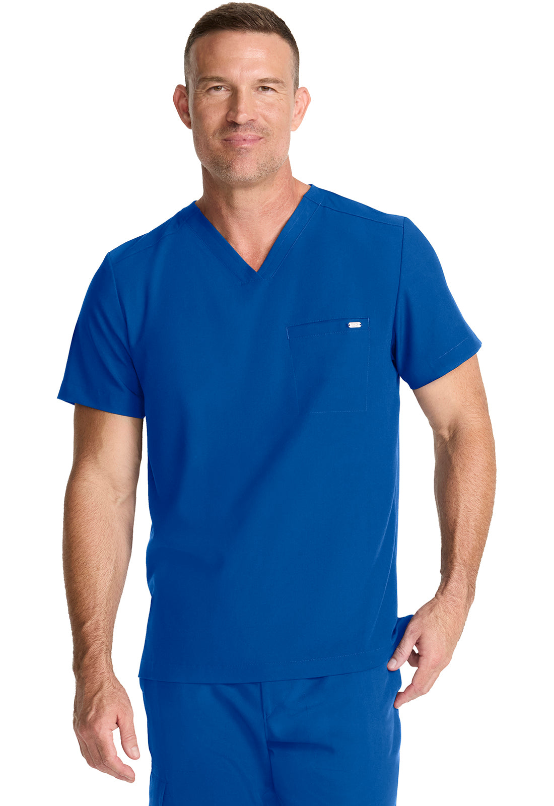 HH758 - Cherokee Men's 1-Pocket V-Neck Top