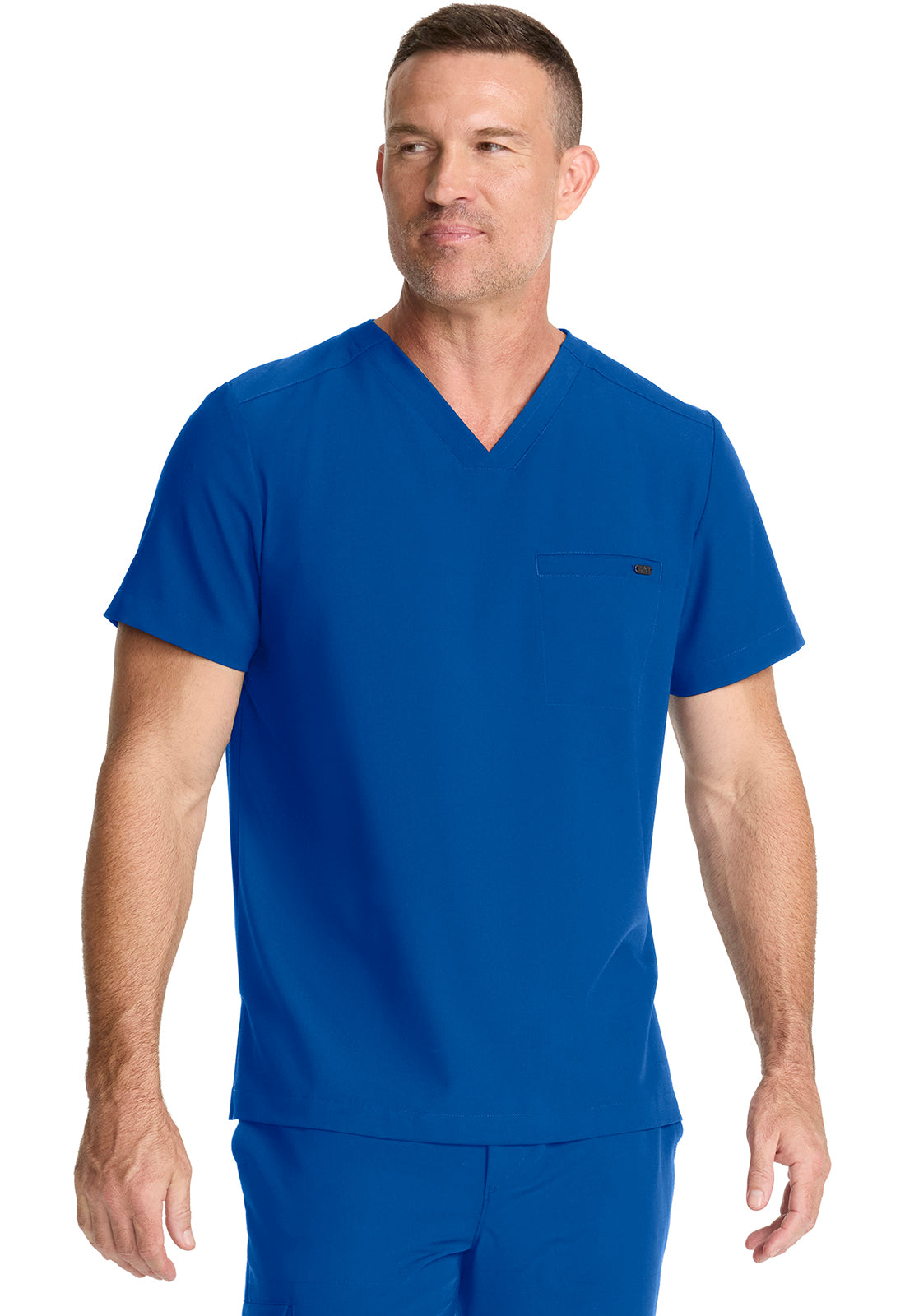HH758 - Cherokee Men's 1-Pocket V-Neck Top