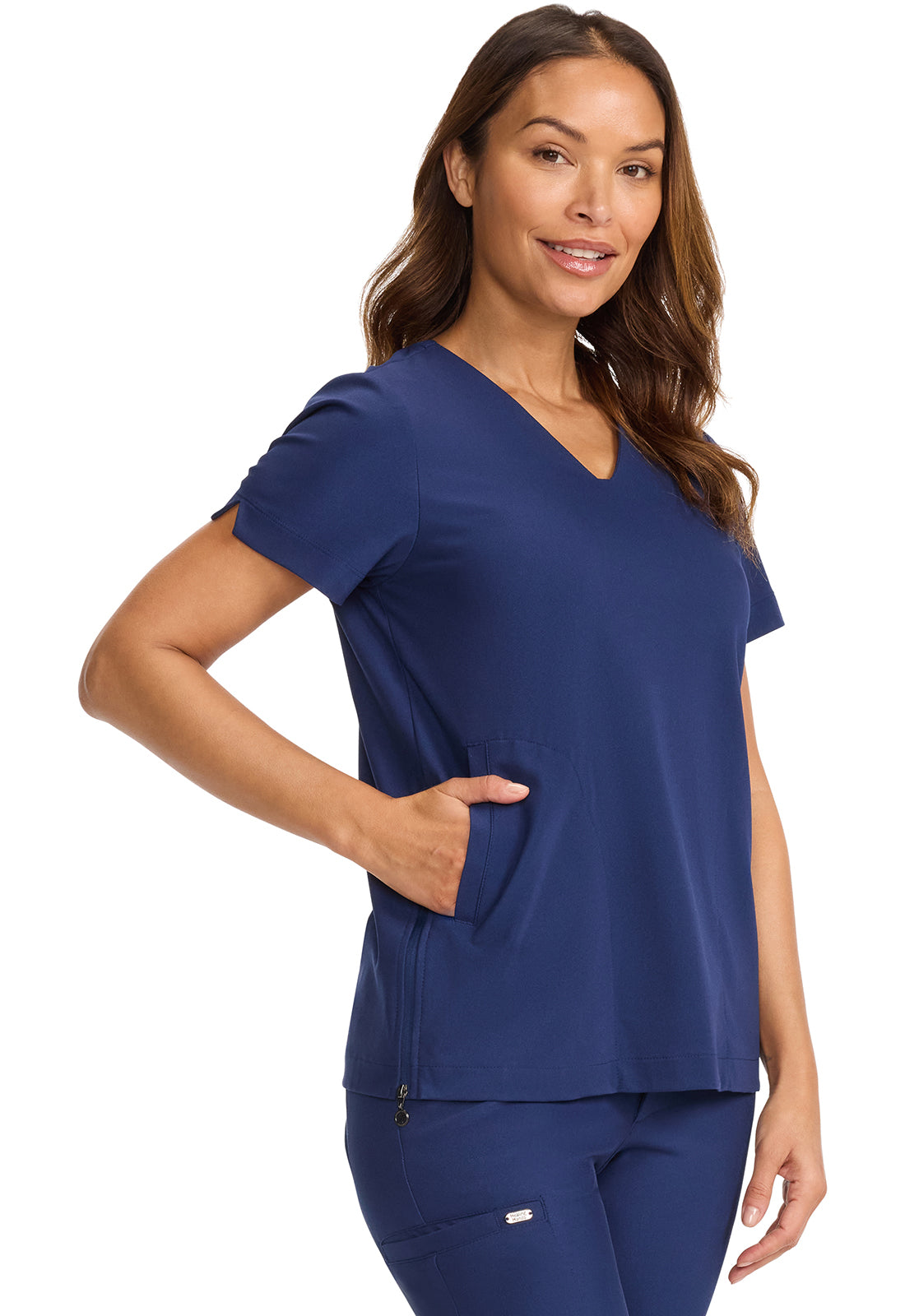 HH813 - Cherokee Women's Tunic V-Neck Top