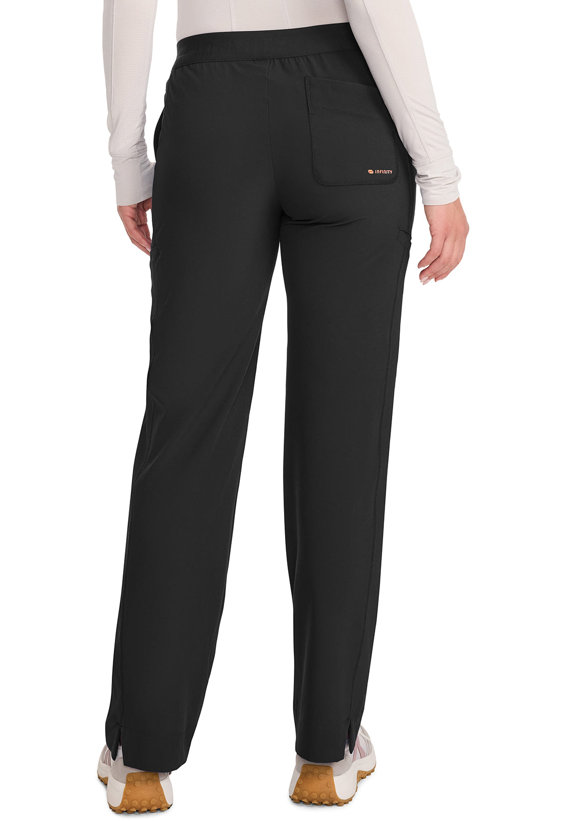IN011A - Cherokee Women's Mid-Rise Wide Leg Pant