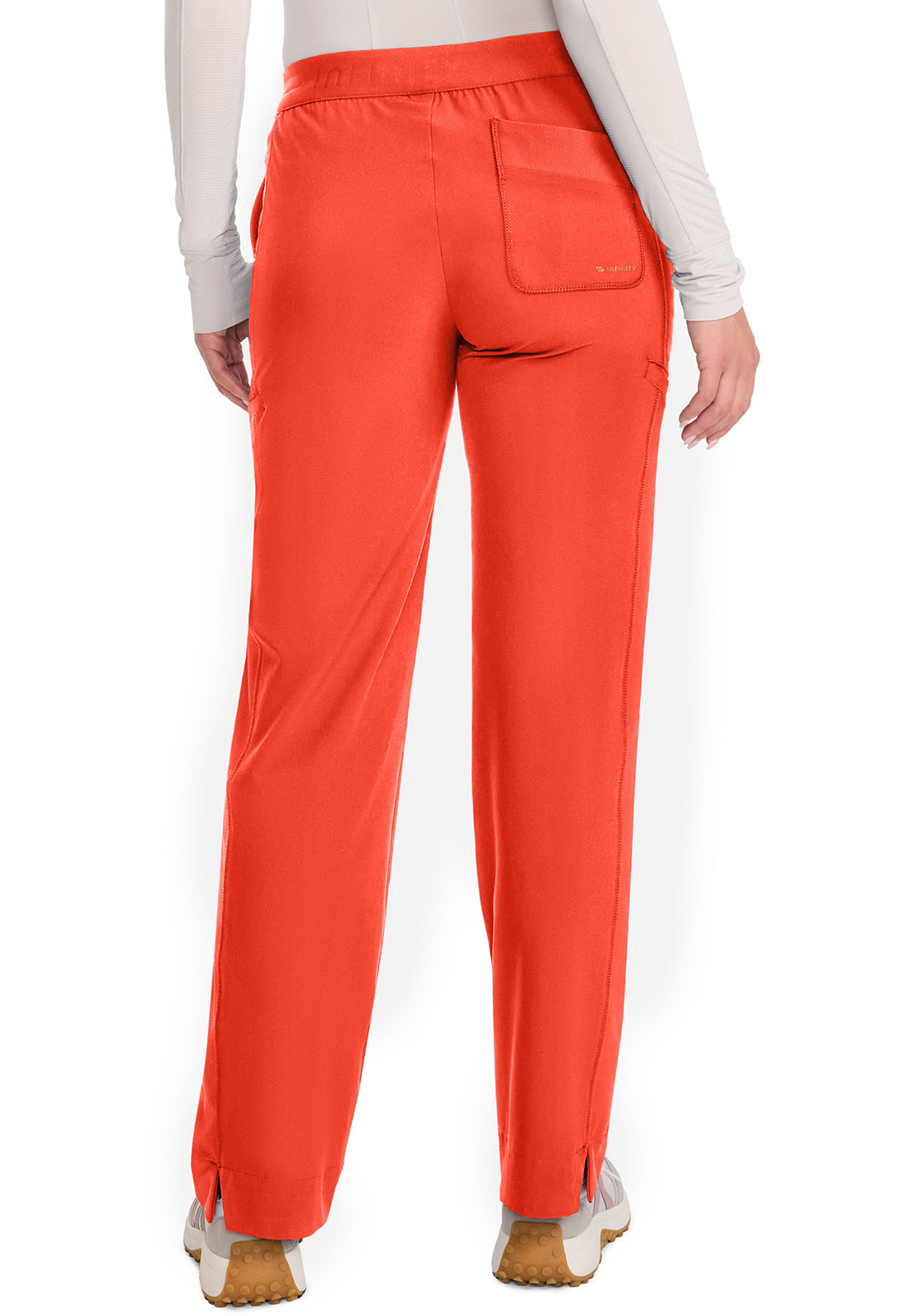 IN011A - Cherokee Women's Mid-Rise Wide Leg Pant