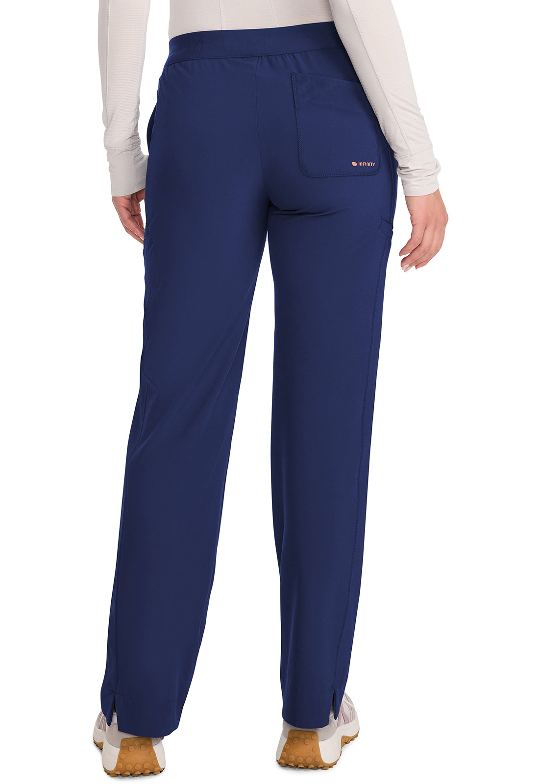 IN011A - Cherokee Women's Mid-Rise Wide Leg Pant
