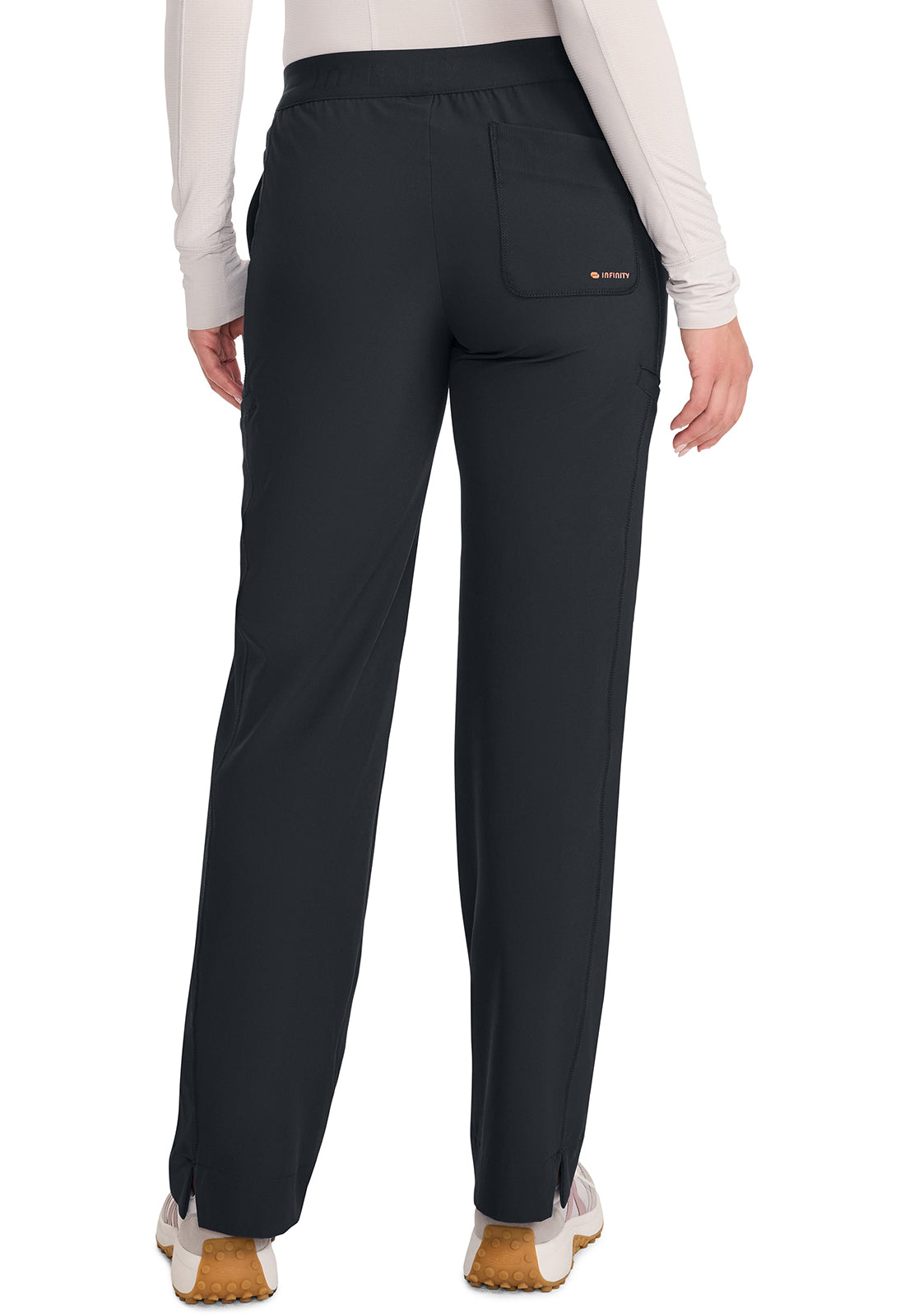 IN011A - Cherokee Women's Mid-Rise Wide Leg Pant