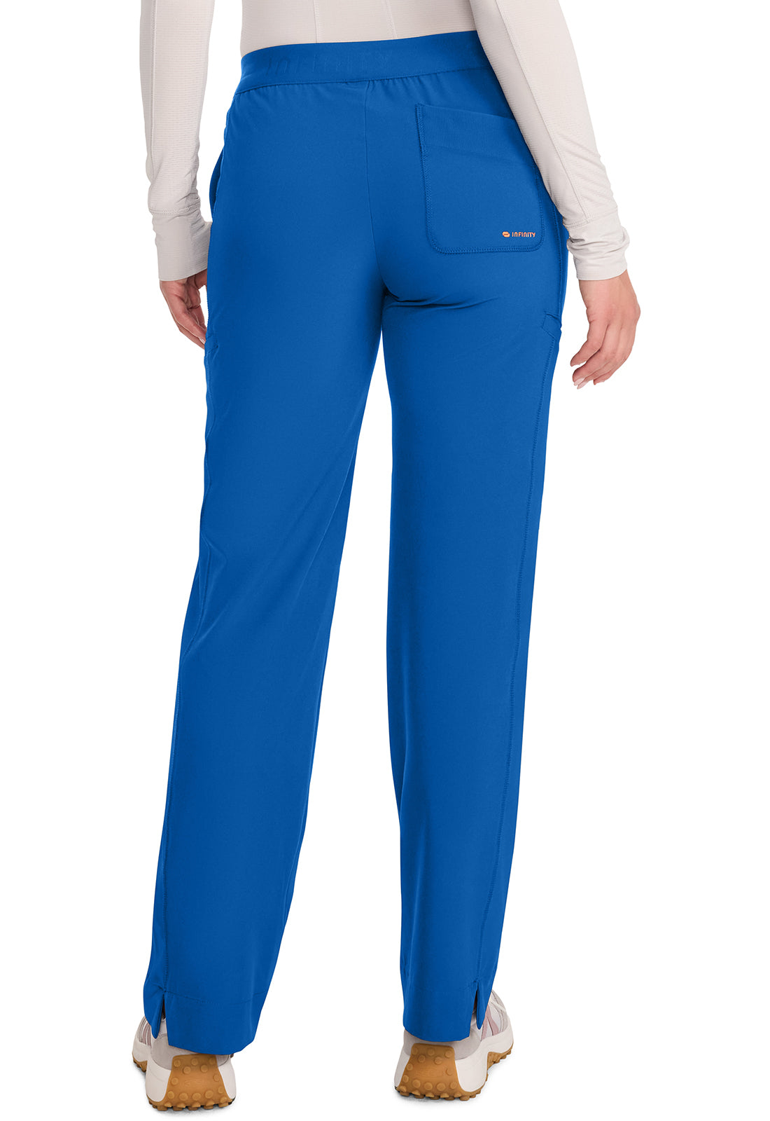 IN011A - Cherokee Women's Mid-Rise Wide Leg Pant