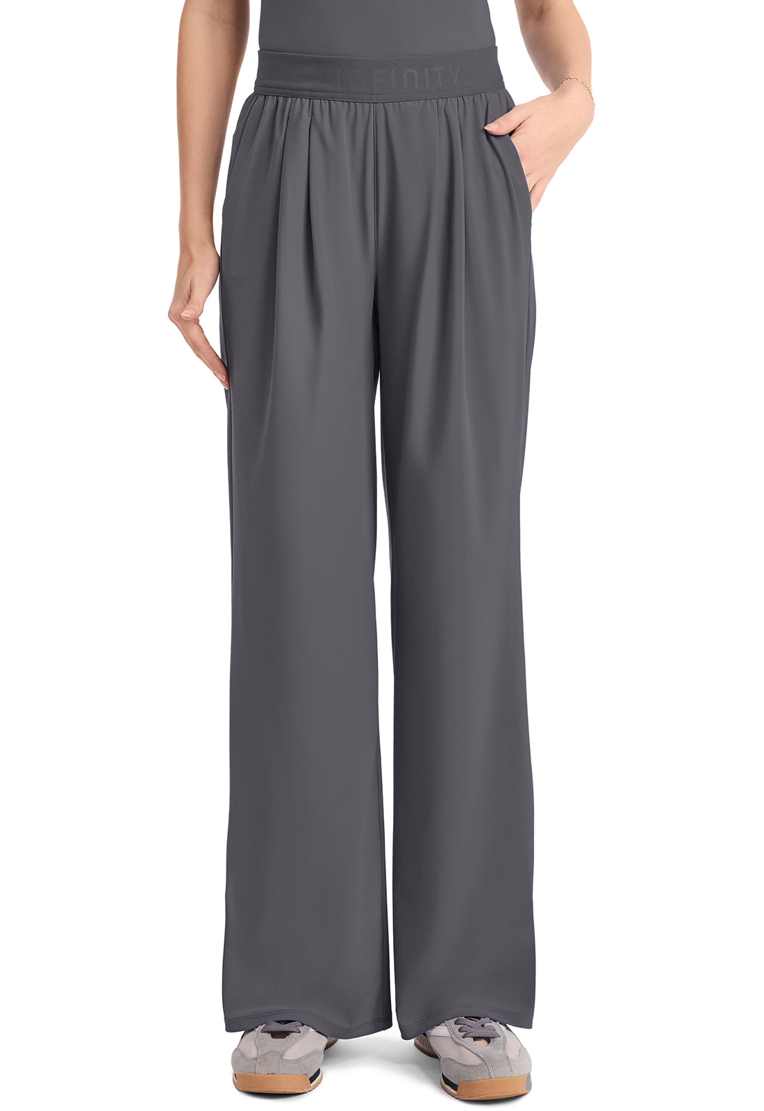 IN025A - Cherokee Women's 3-Pocket Wide Leg Pant