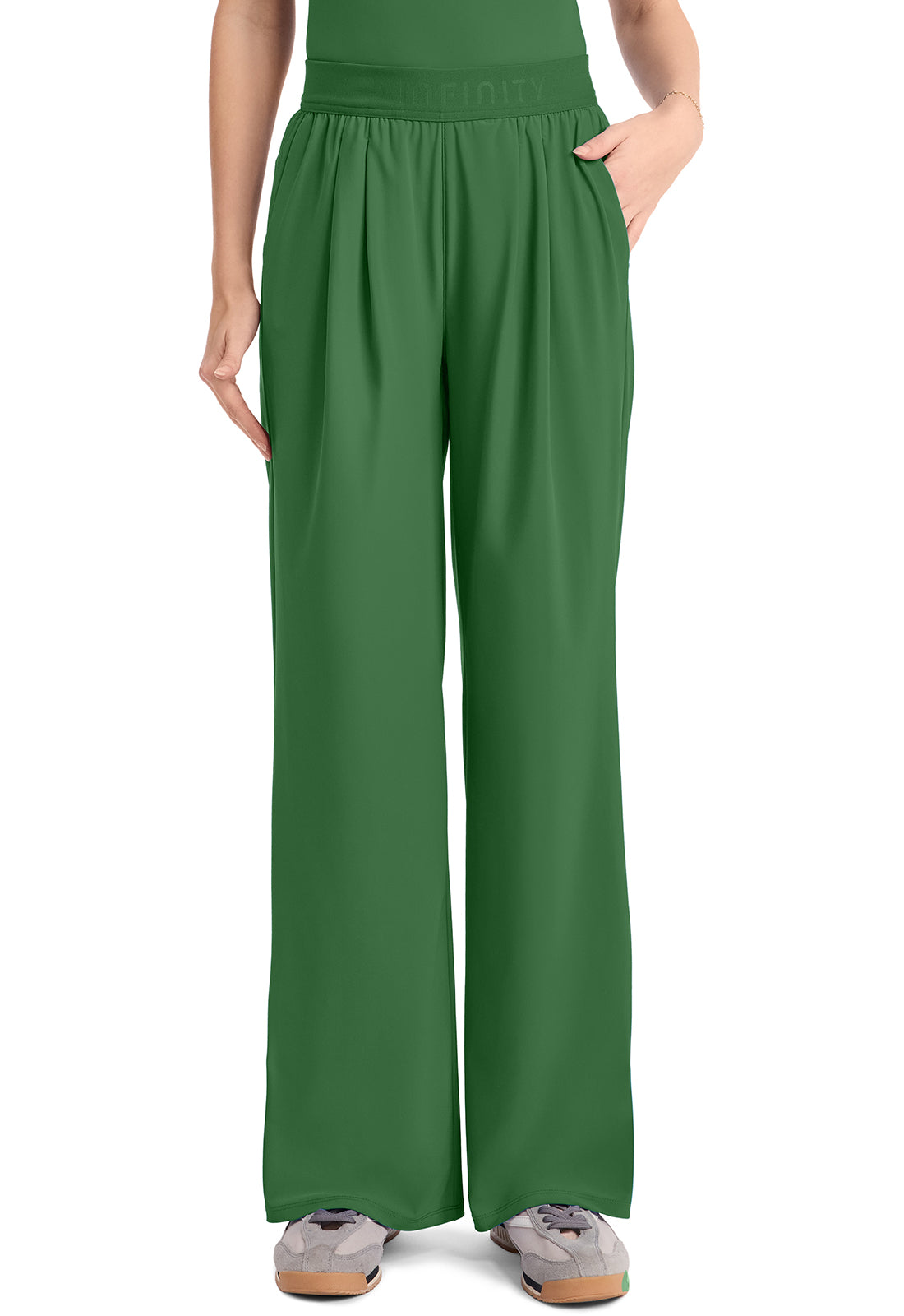 IN025A - Cherokee Women's 3-Pocket Wide Leg Pant