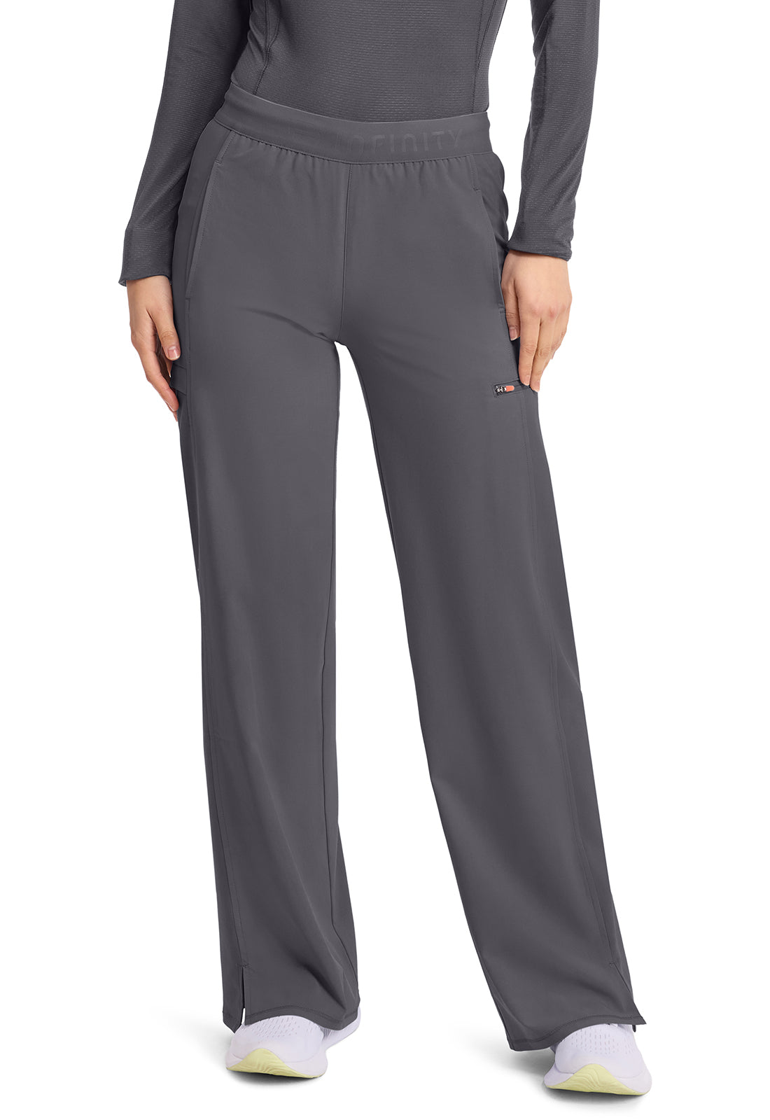 IN028A - Cherokee Women's 6-Pocket Wide Leg Pant