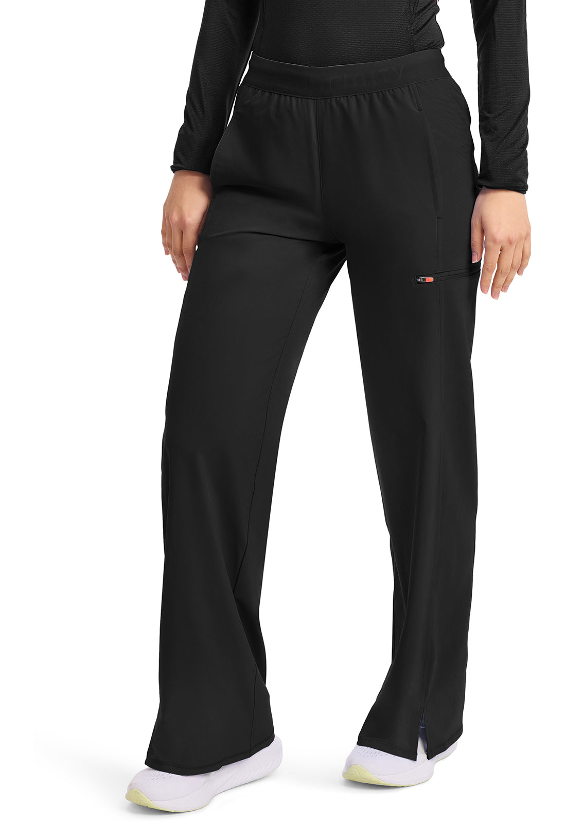 IN028A - Cherokee Women's 6-Pocket Wide Leg Pant