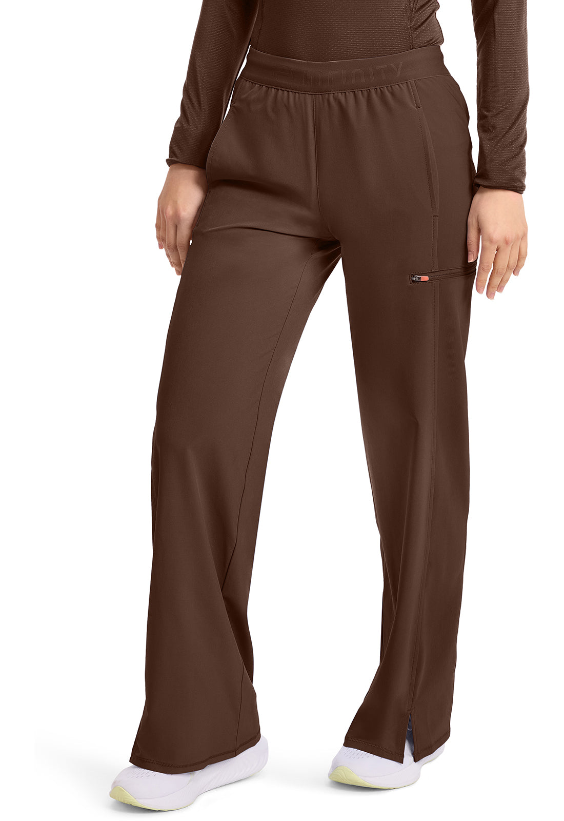 IN028A - Cherokee Women's 6-Pocket Wide Leg Pant