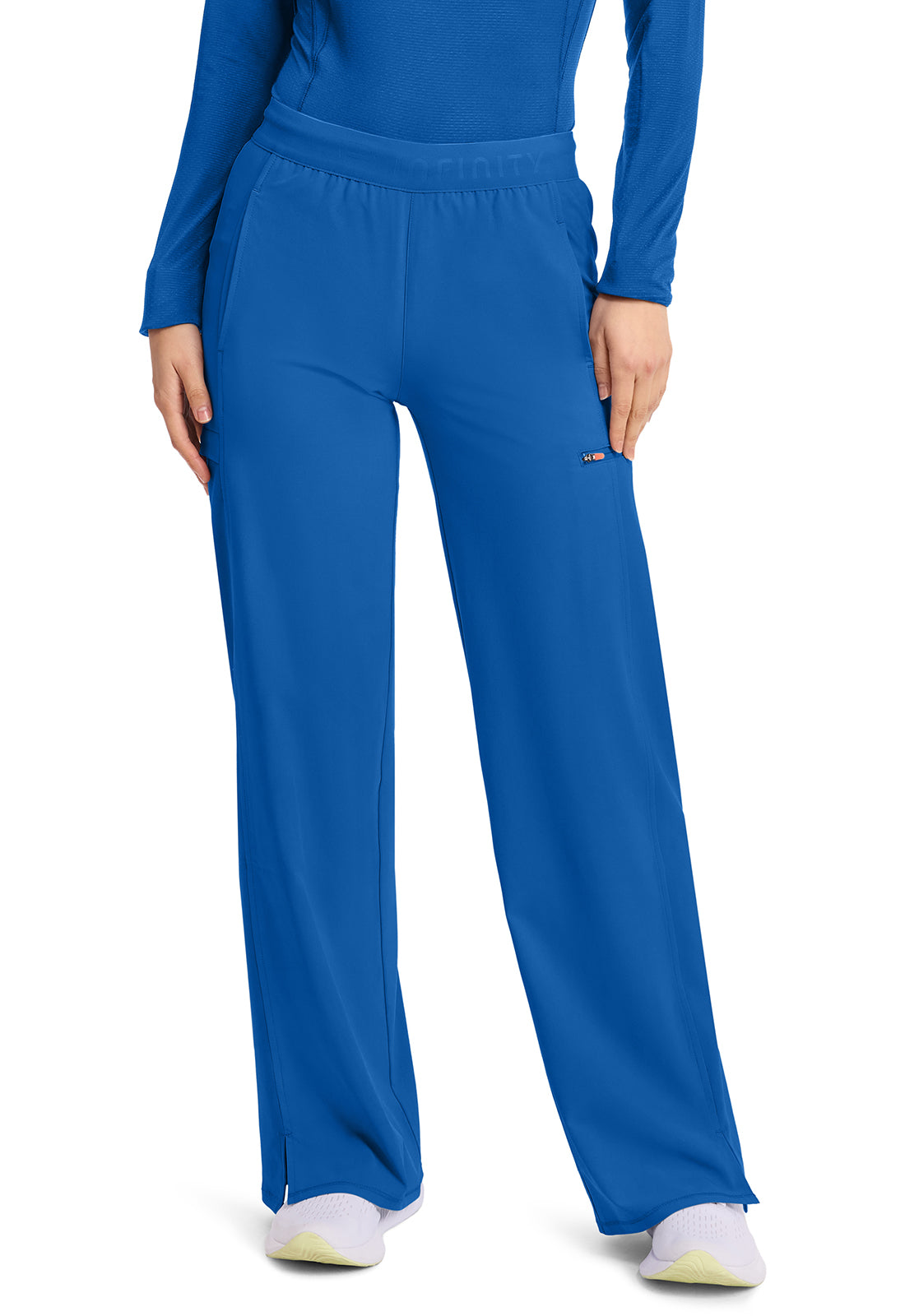 IN028A - Cherokee Women's 6-Pocket Wide Leg Pant
