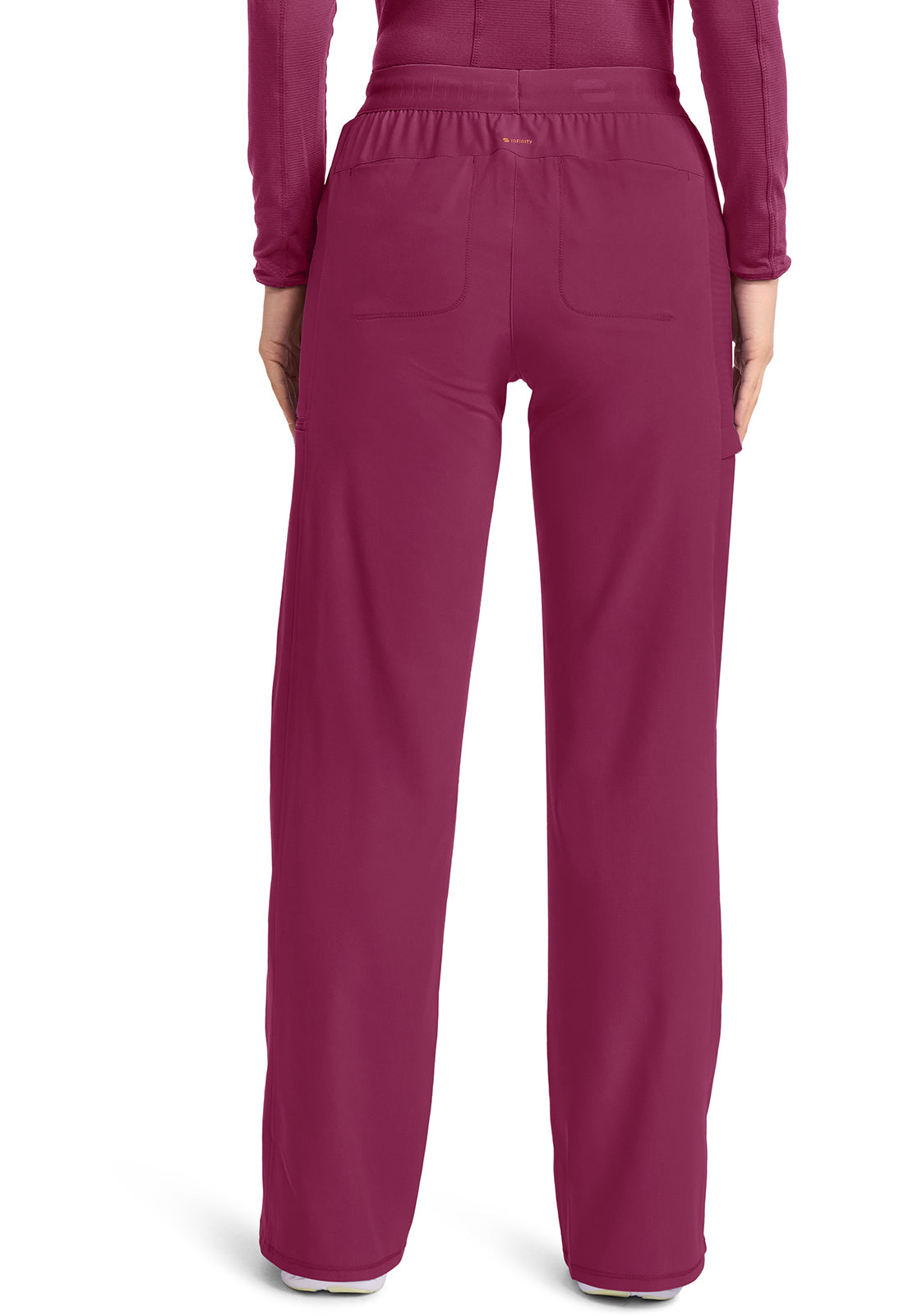 IN028A - Cherokee Women's 6-Pocket Wide Leg Pant