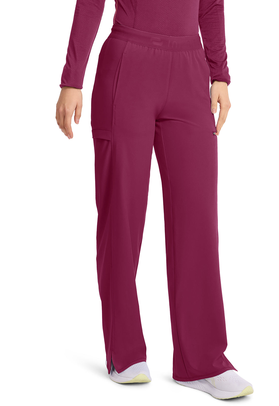 IN028A - Cherokee Women's 6-Pocket Wide Leg Pant