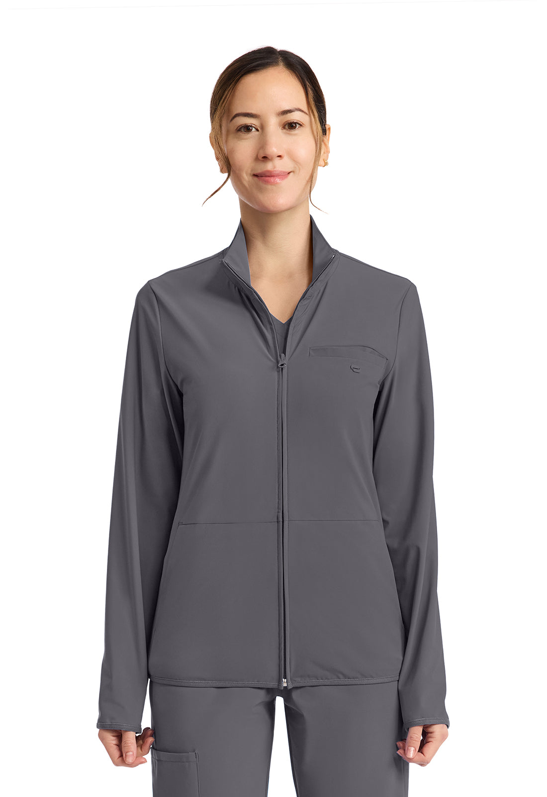 IN525A - Cherokee Women's 3-Pocket Warm-up Jacket