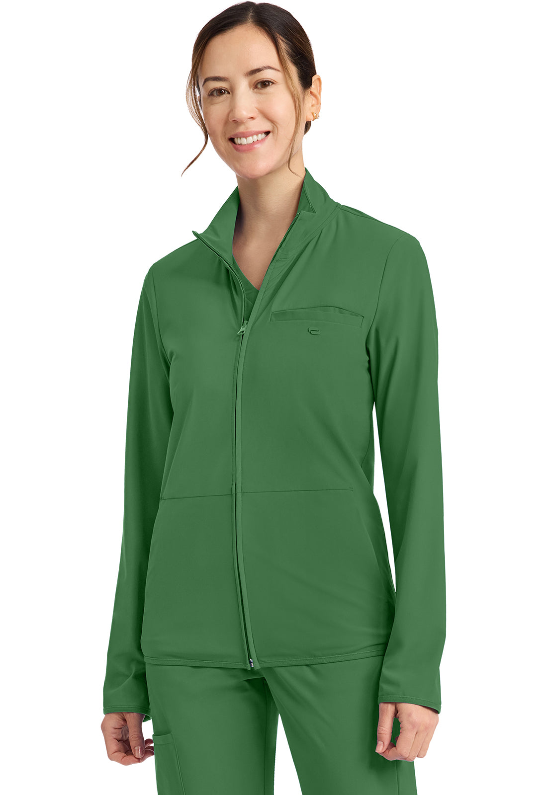 IN525A - Cherokee Women's 3-Pocket Warm-up Jacket