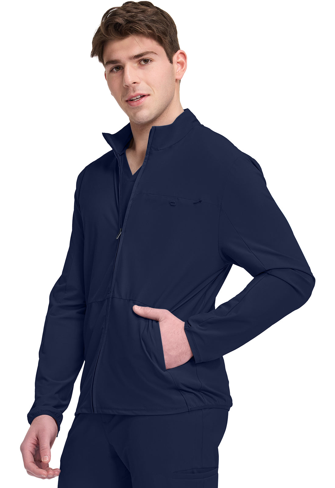 IN527A - Cherokee Men's 3-Pocket Warm-up Jacket