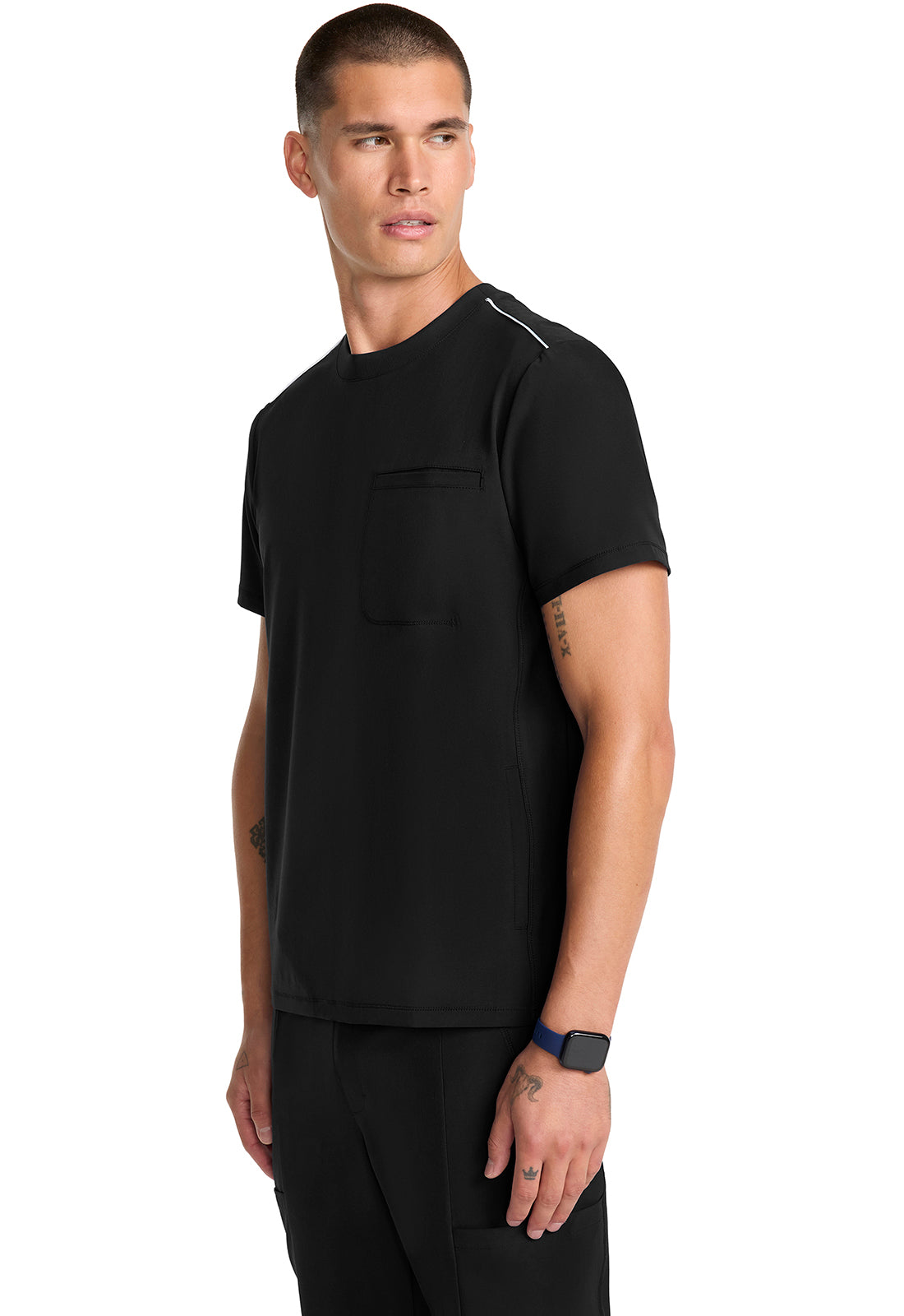 IN646A - Cherokee Men's Tuck-in Crew Neck Top