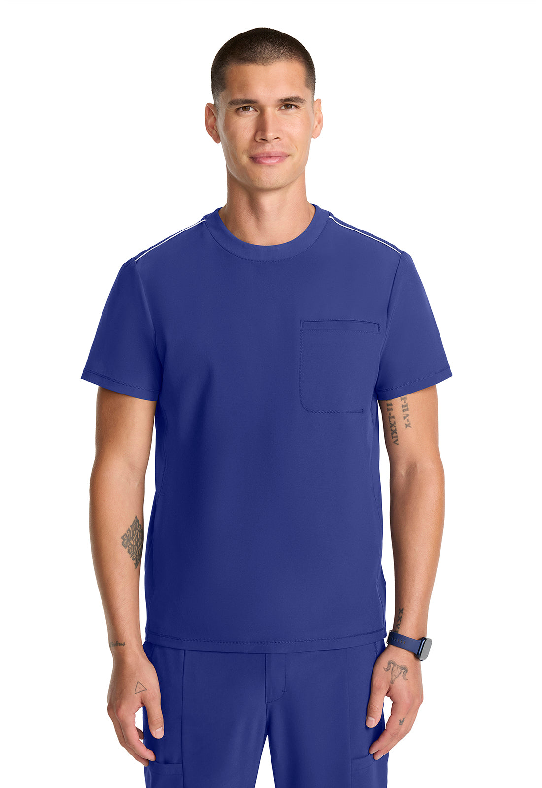 IN646A - Cherokee Men's Tuck-in Crew Neck Top