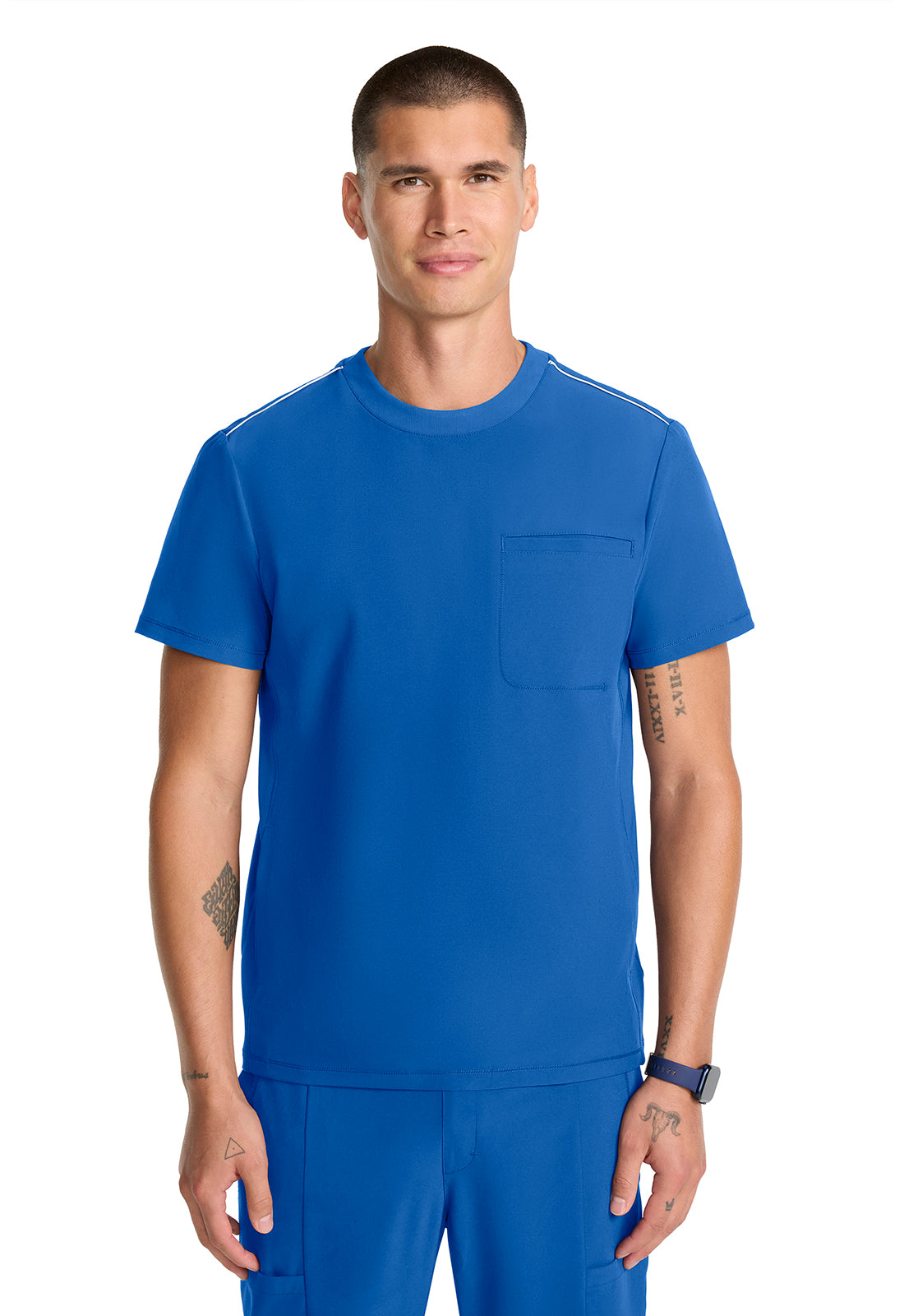 IN646A - Cherokee Men's Tuck-in Crew Neck Top