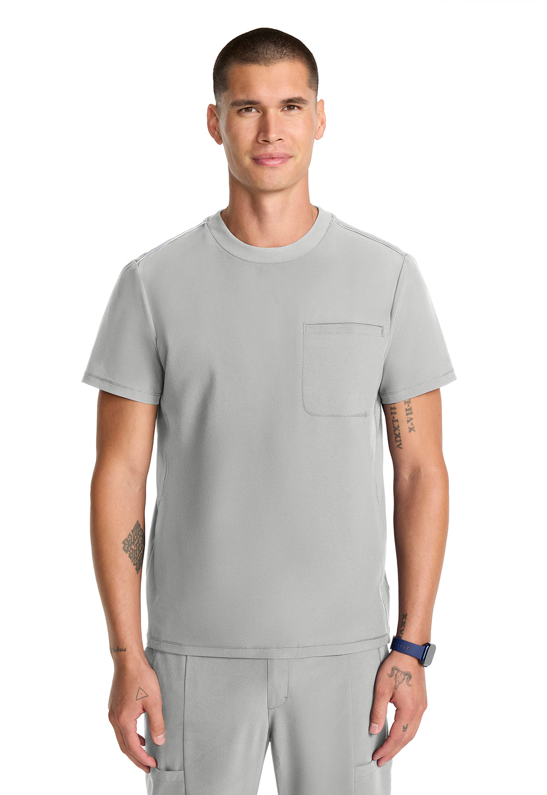 IN646A - Cherokee Men's Tuck-in Crew Neck Top