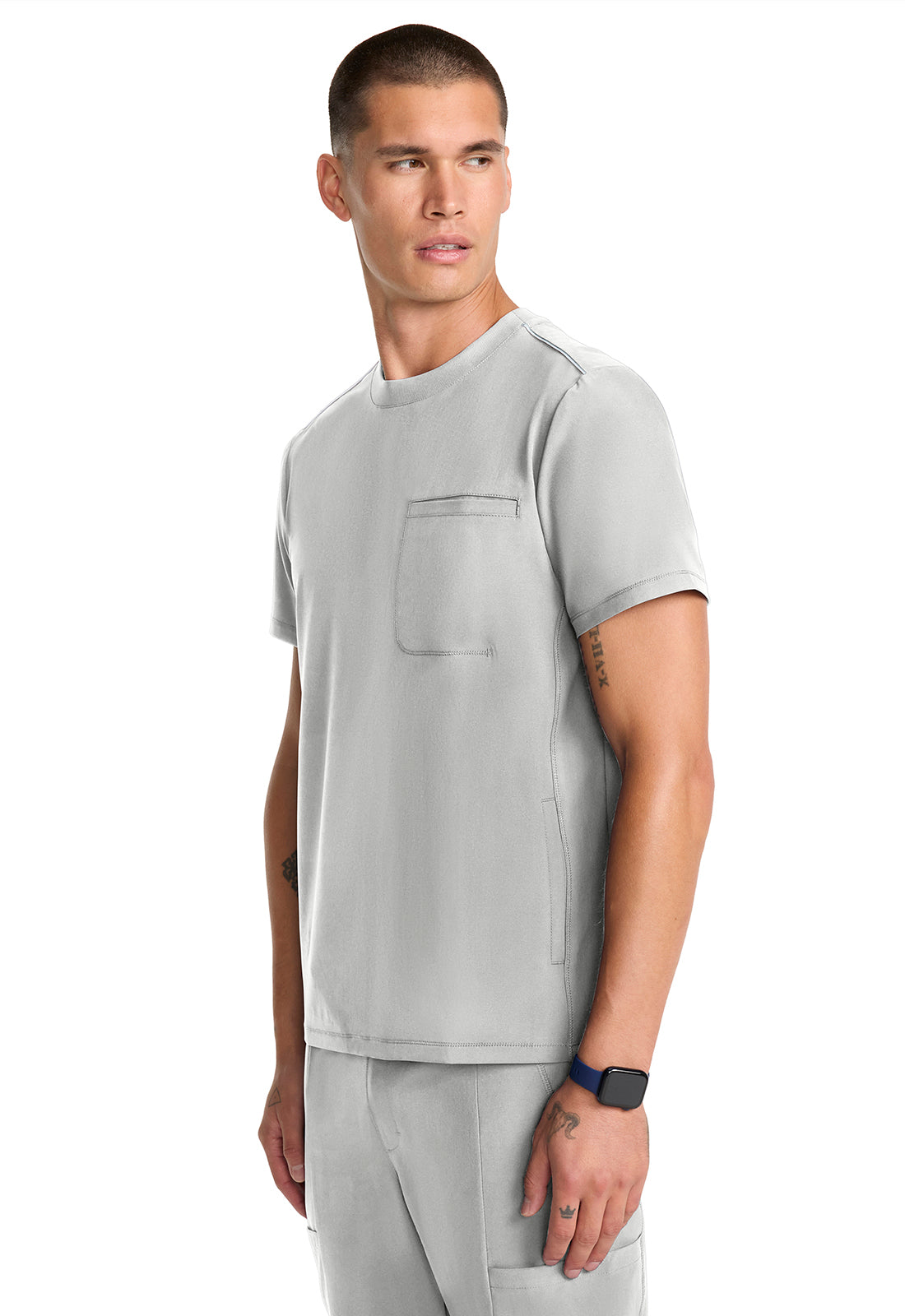 IN646A - Cherokee Men's Tuck-in Crew Neck Top