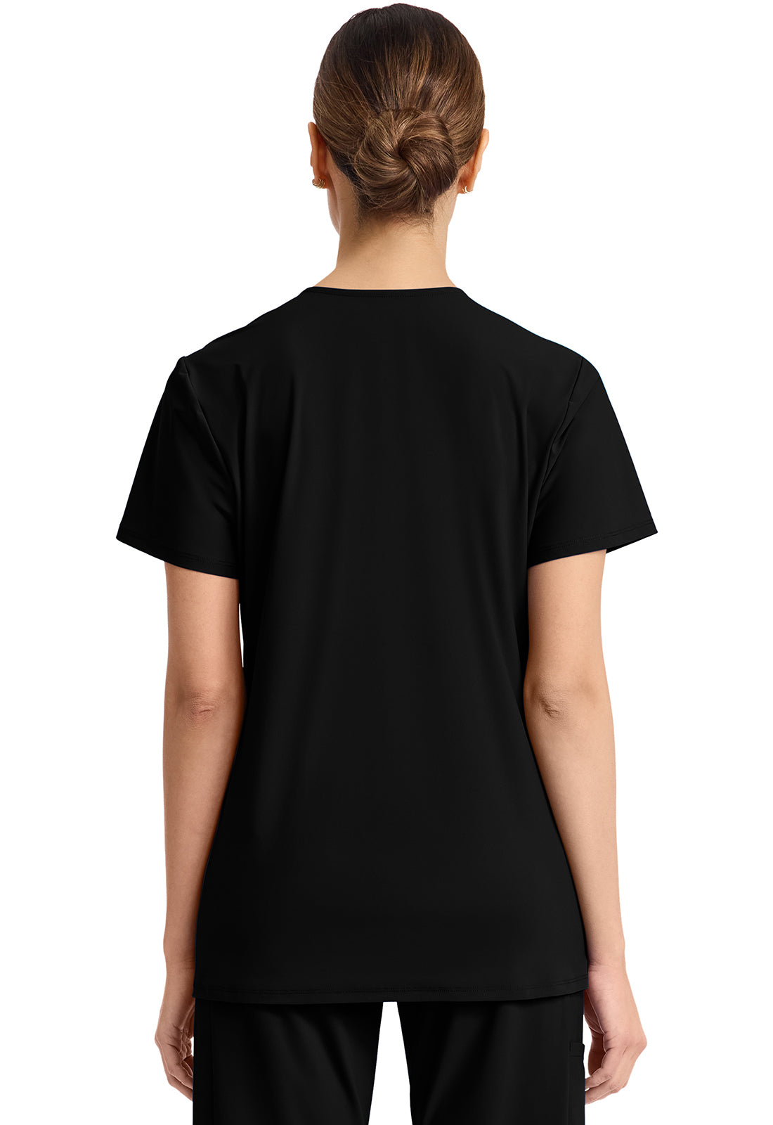 IN647A - Cherokee Women's 2-Pocket V-Neck Top