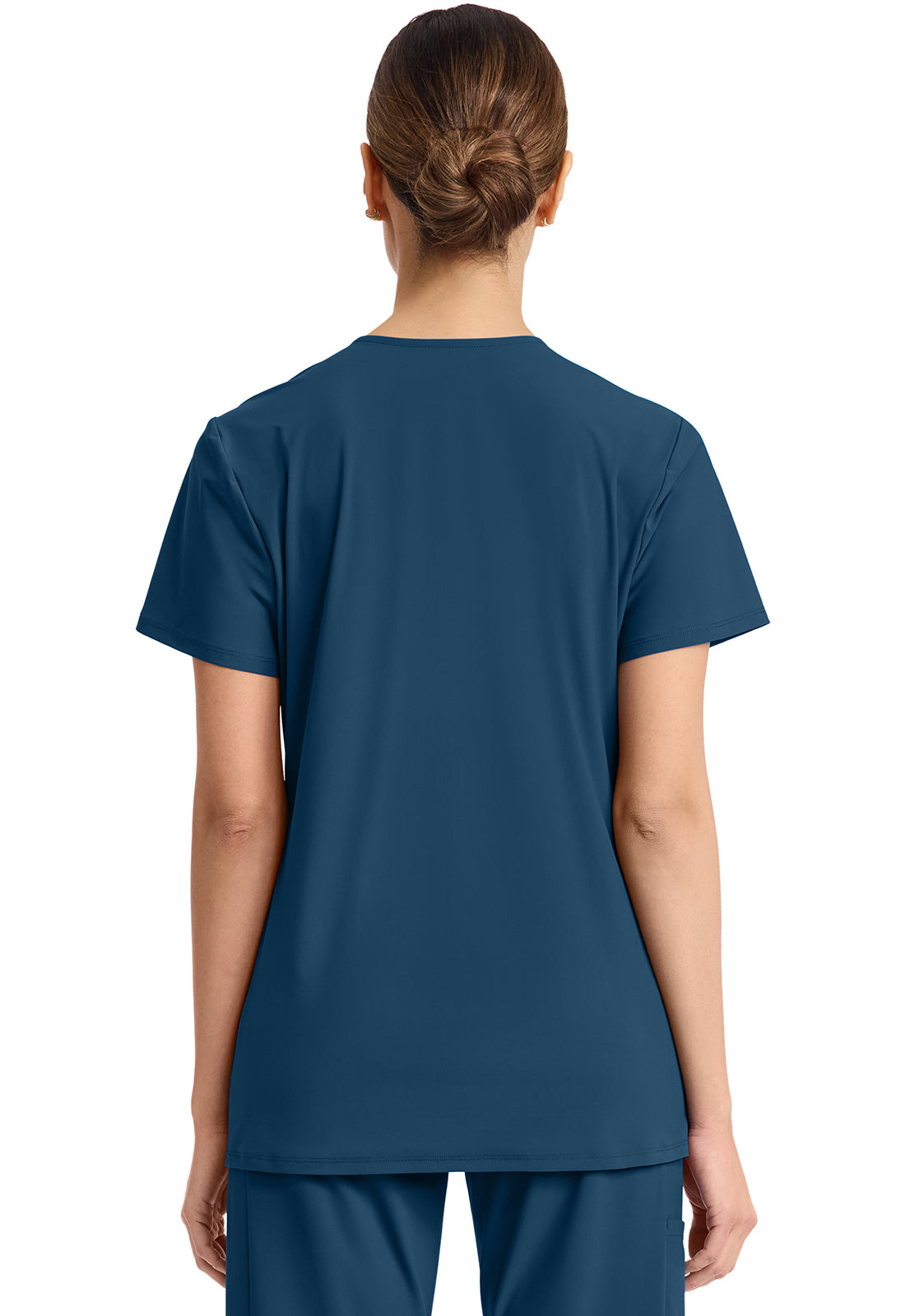 IN647A - Cherokee Women's 2-Pocket V-Neck Top