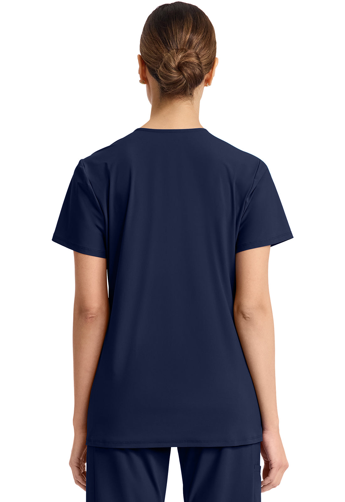 IN647A - Cherokee Women's 2-Pocket V-Neck Top