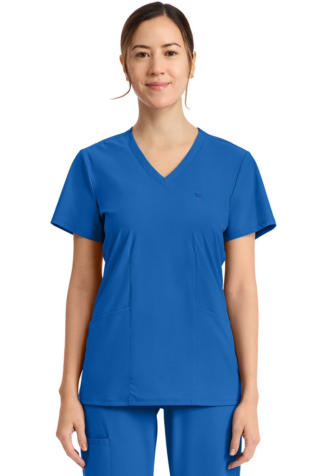 IN647A - Cherokee Women's 2-Pocket V-Neck Top