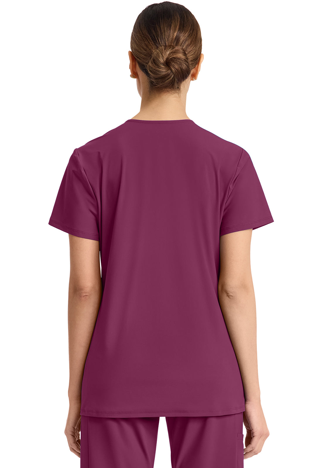 IN647A - Cherokee Women's 2-Pocket V-Neck Top