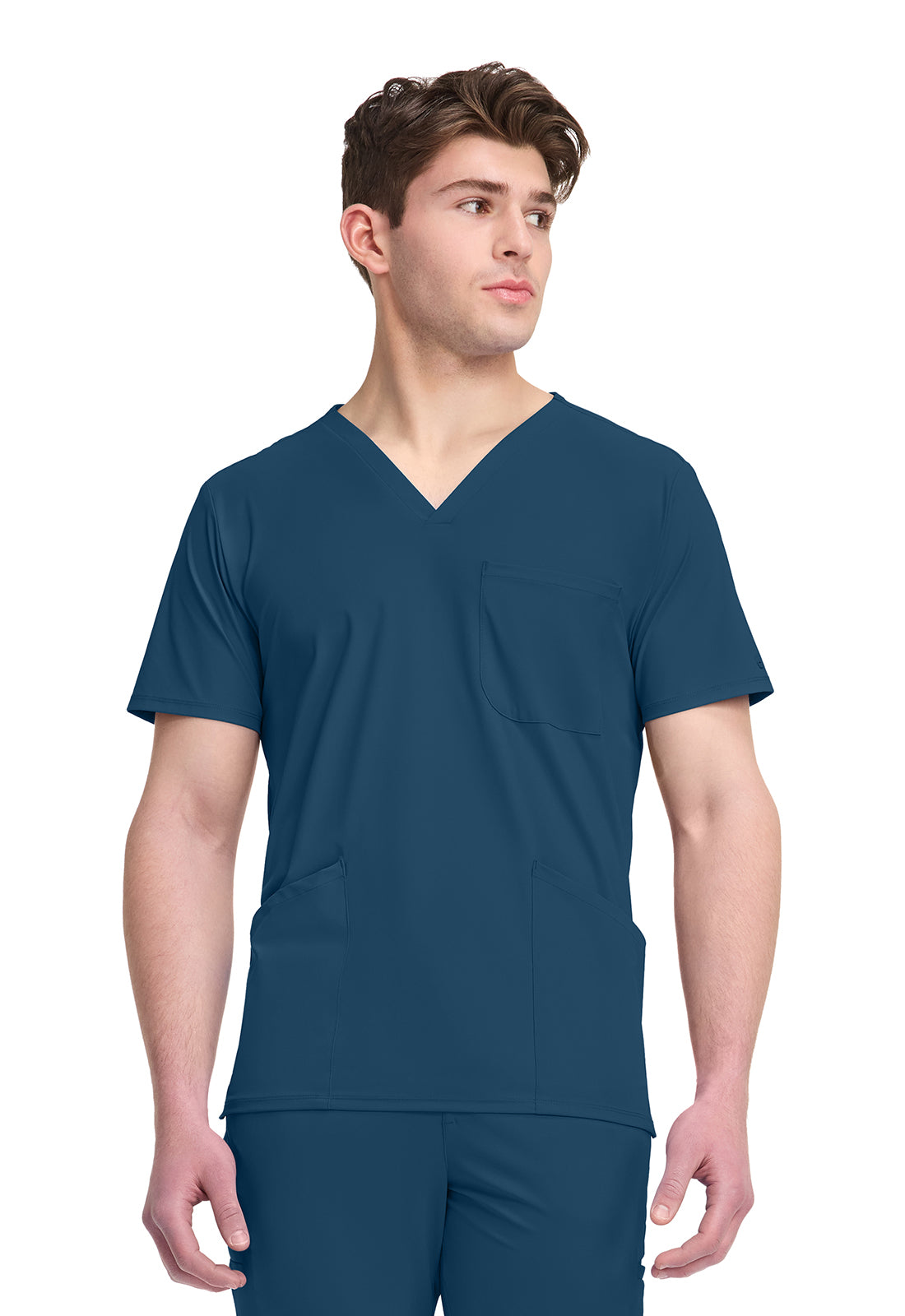IN651A - Cherokee Men's 3 Pocket V-Neck Top