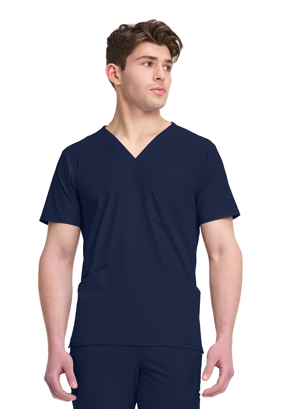 IN651A - Cherokee Men's 3 Pocket V-Neck Top