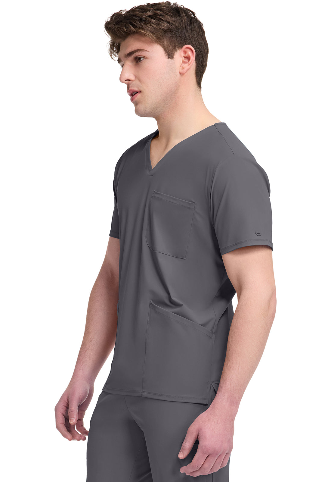 IN651A - Cherokee Men's 3 Pocket V-Neck Top