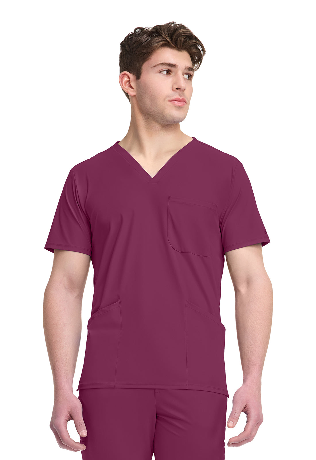 IN651A - Cherokee Men's 3 Pocket V-Neck Top