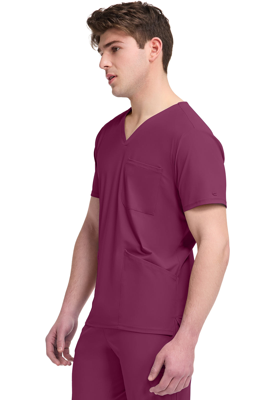 IN651A - Cherokee Men's 3 Pocket V-Neck Top