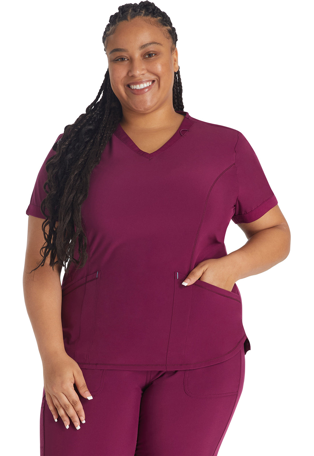 IP790A-Cherokee- Women V-Neck Top